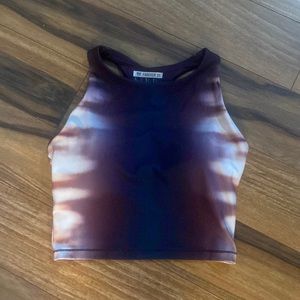 Forever 21 activewear crop top with built in bra small